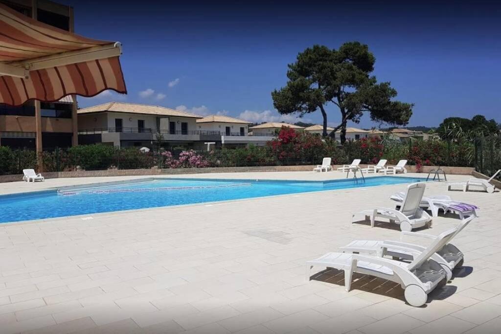 Studio Bord De Mer - Piscine - Plage San-Nicolao Zewnętrze zdjęcie